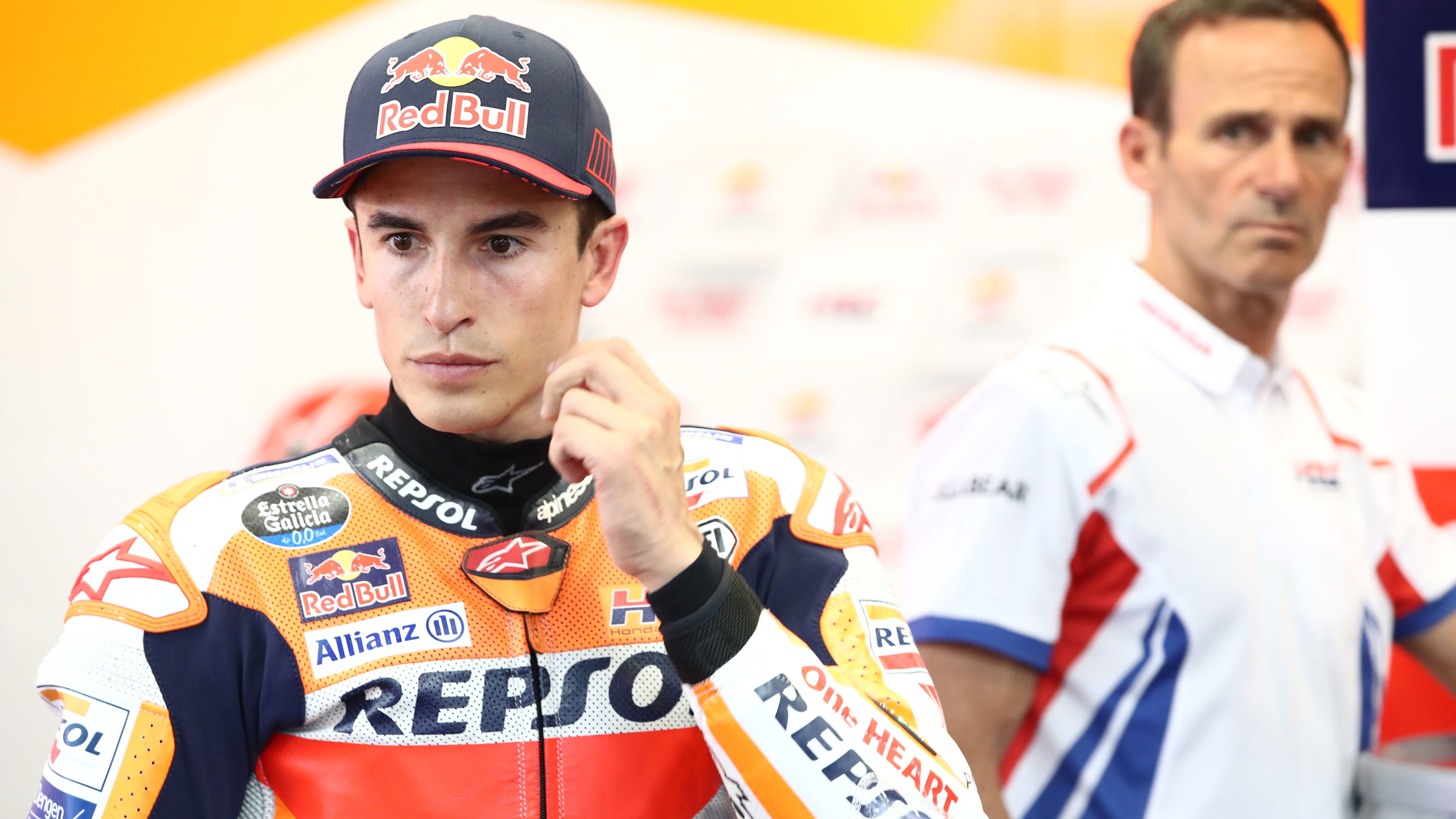 Marc Marquez, Alberto Puig, 2022 Italian Grand Prix. - Gold and Goose