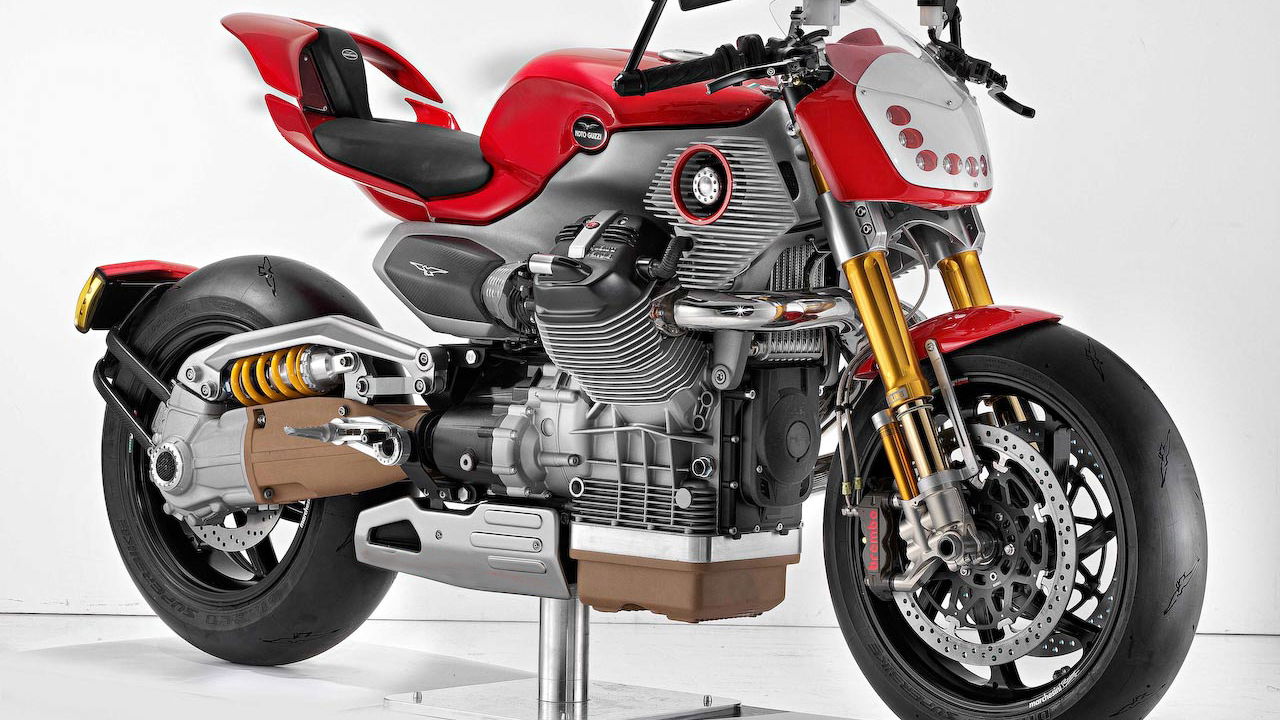 Moto Guzzi V12 concept - new pictures