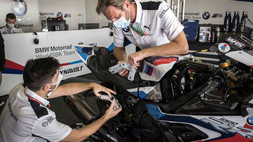 BMW WorldSBK Team Printing Parts