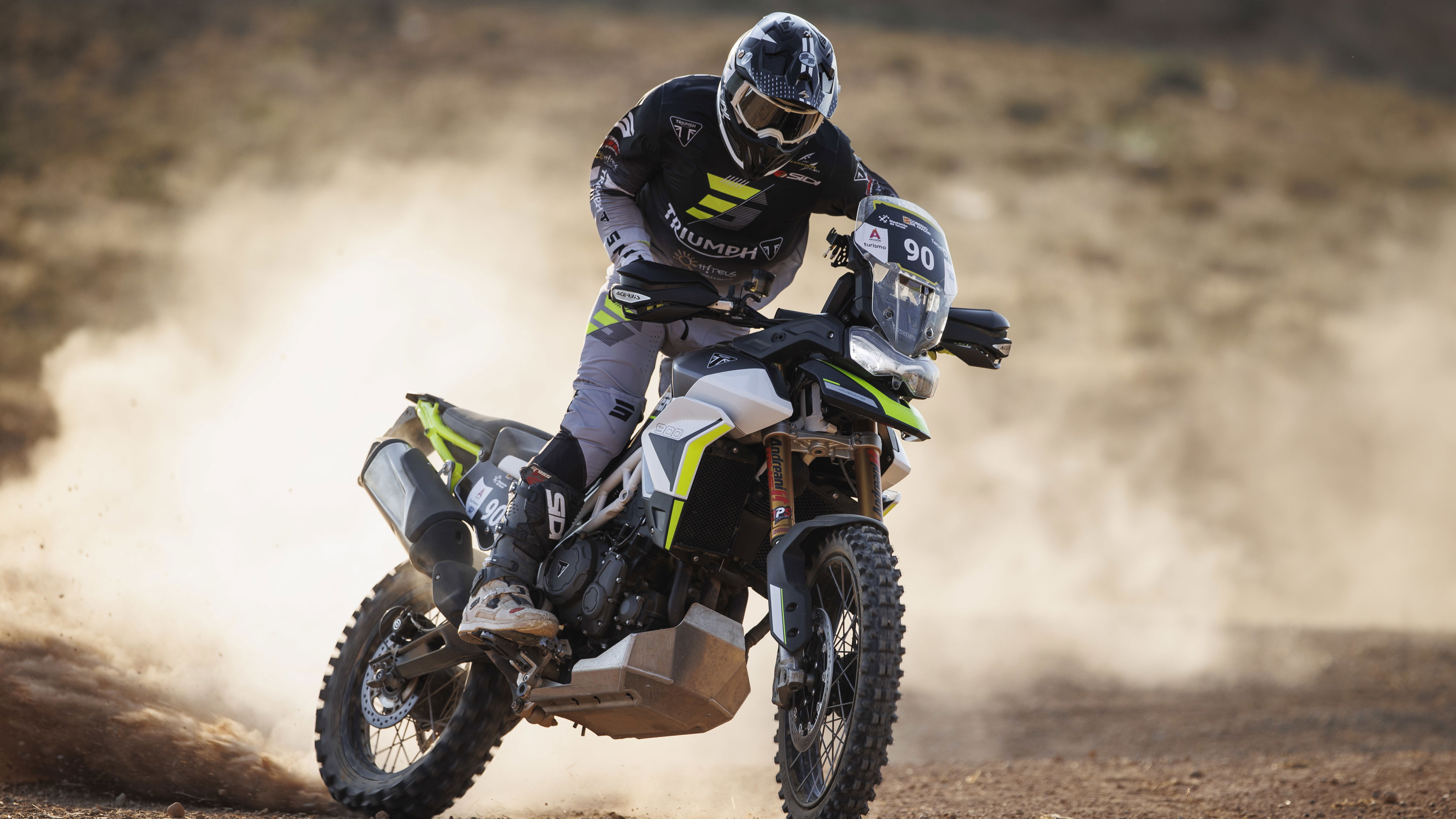 Ivan Cervantes on Triumph Tiger 900 Rally Pro. - Triumph