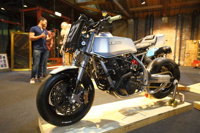 Z1000 custom at the Bike Shed show