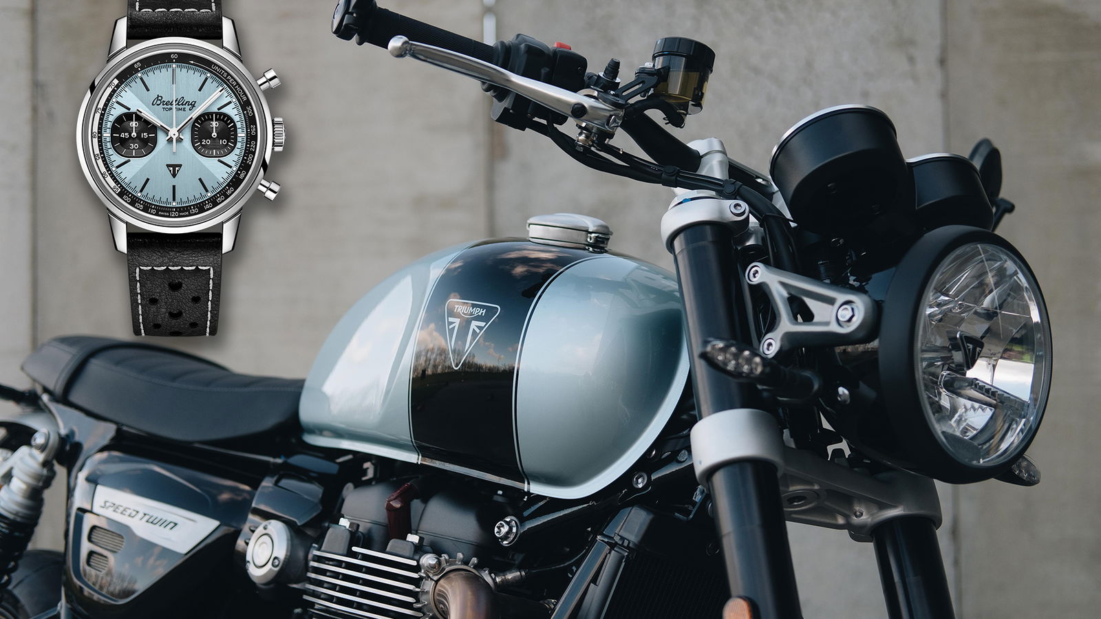 Breitling Triumph Speed Twin collaboration for watch and motorcycle