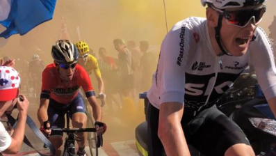 Tour de France motorcycle escort falsely blamed for crash