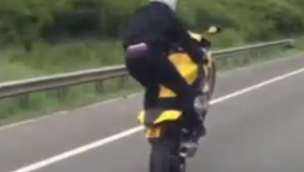 Biker jailed for filming himself riding one handed at almost 200mph