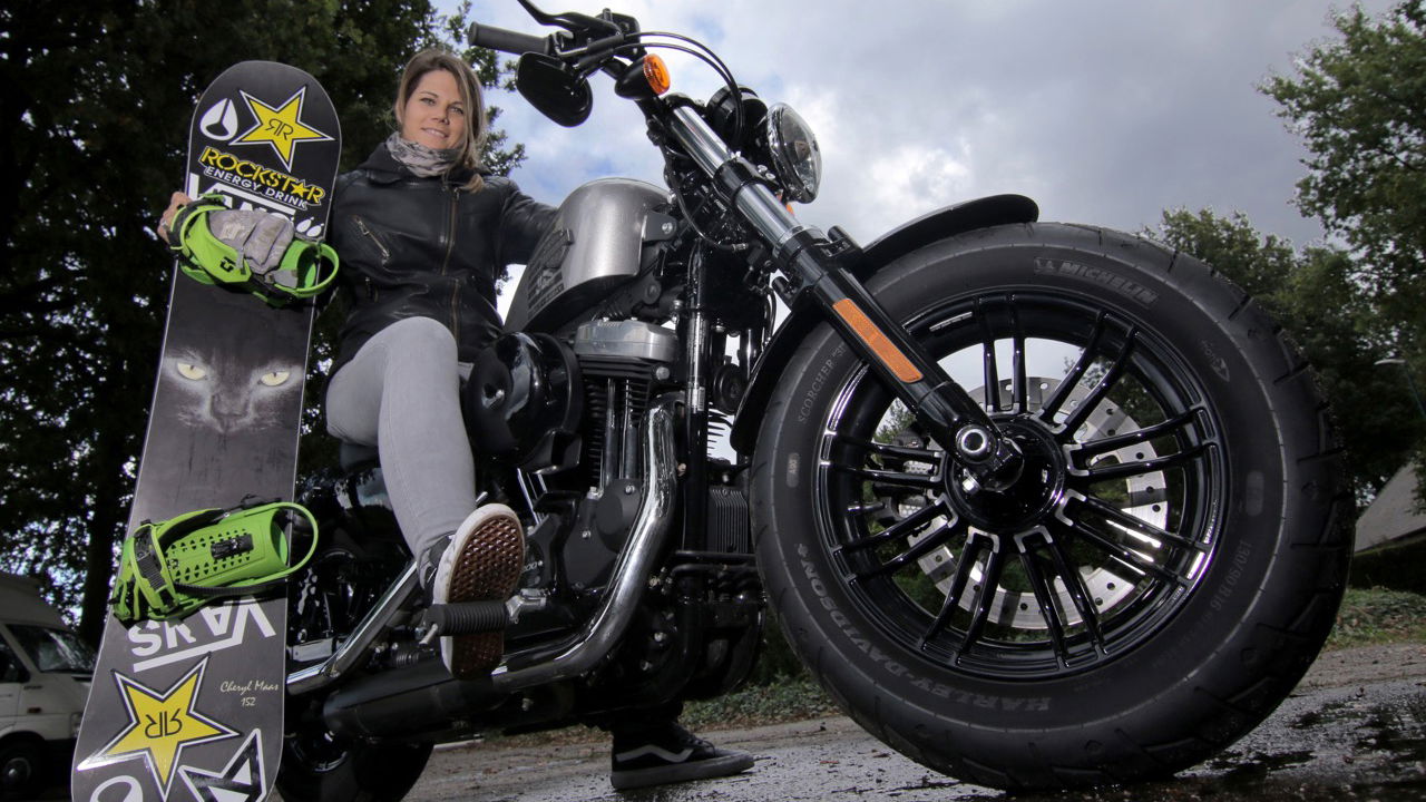 Snowboard Big Air Champs turn to bikes for relaxation