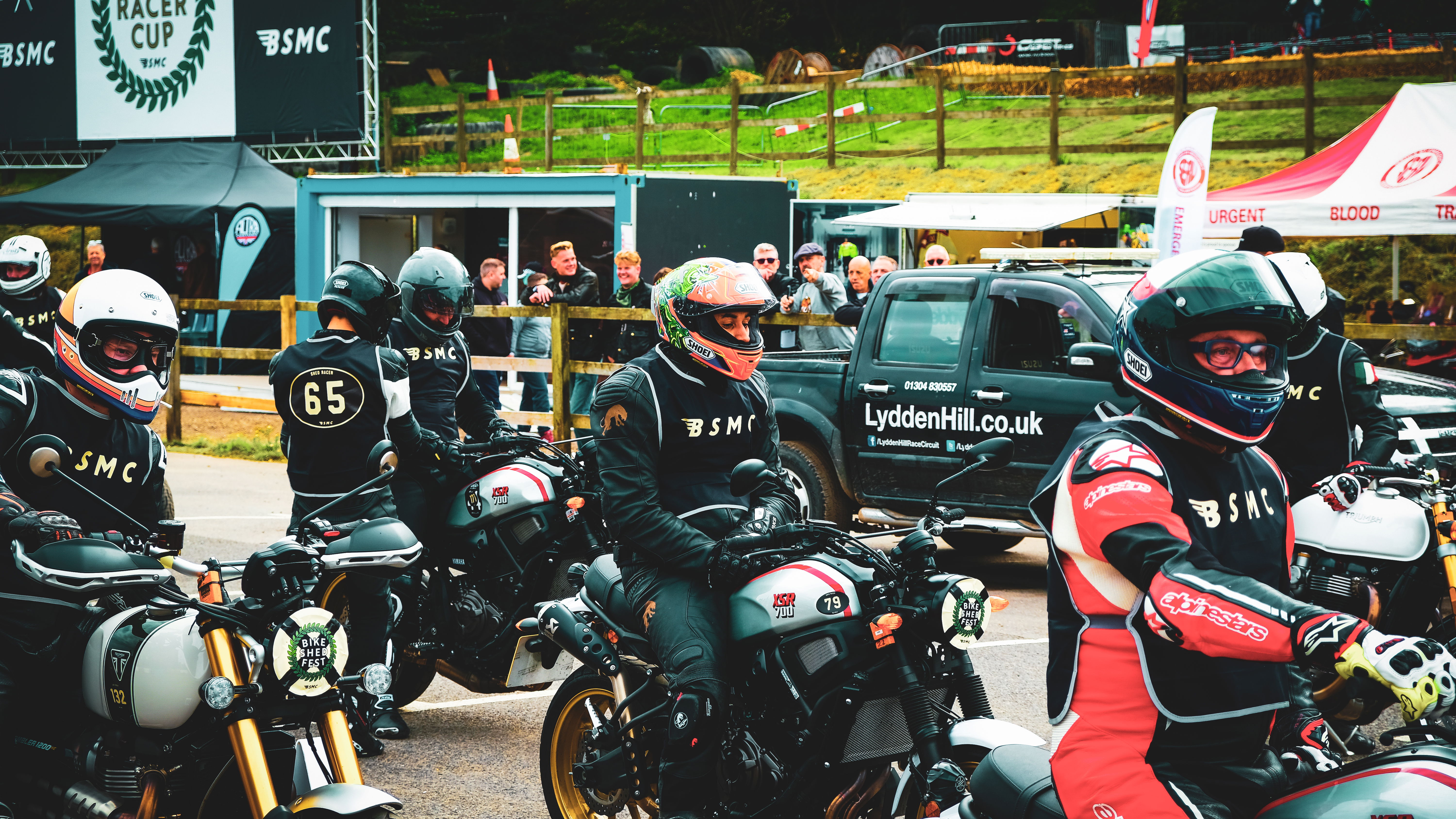 Yamaha XSR700 X-Tribute at the Bikeshed Festival