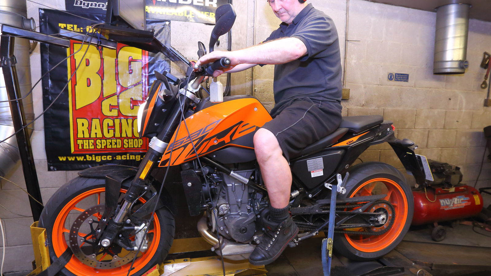 KTM 690 Duke on the dyno - power figures