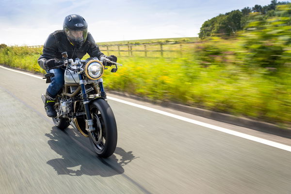 Langen Two Stroke on country road. - Rod Kirkpatrick/F Stop Press