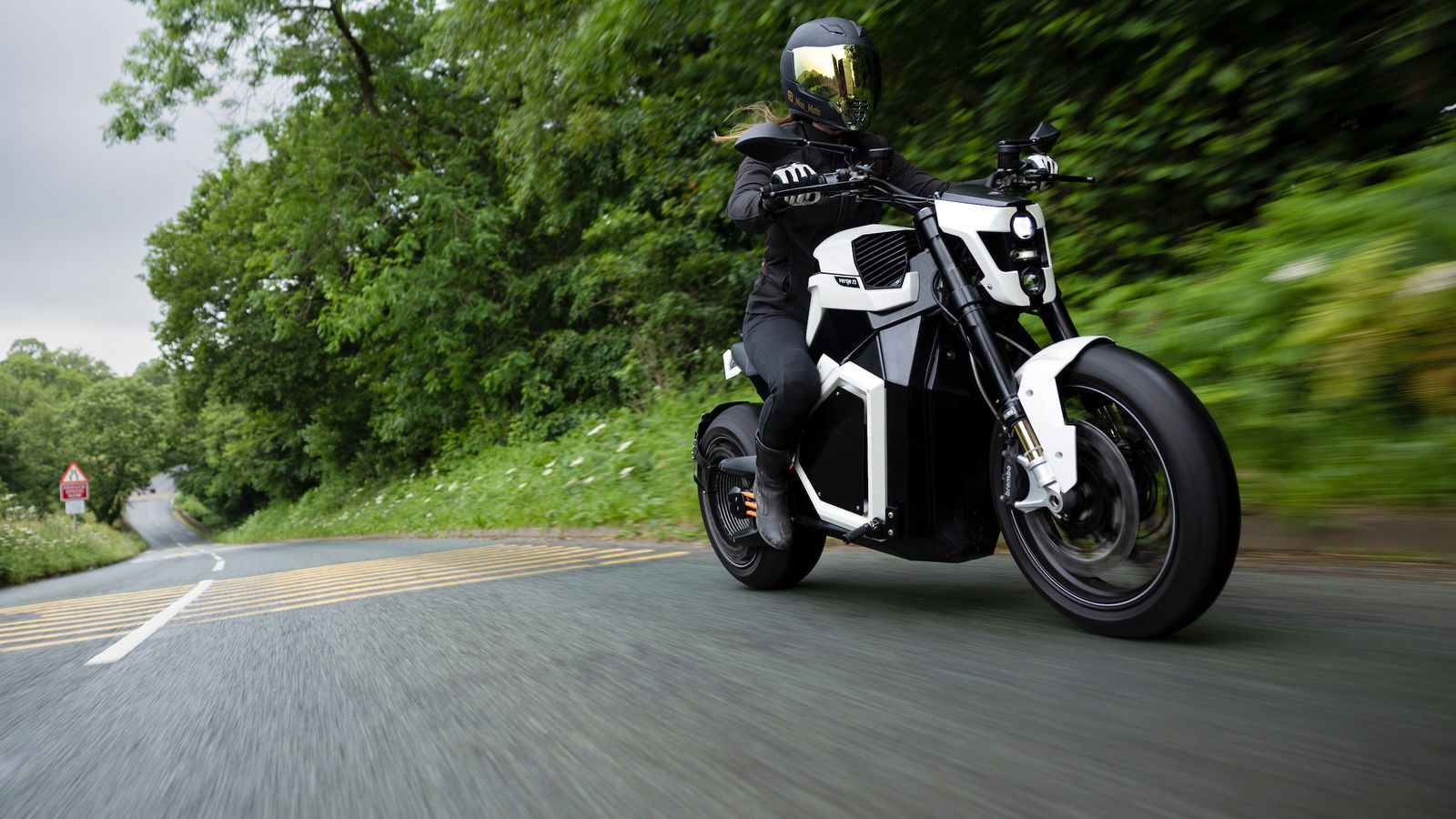 Verge TS ridden on country roads. - Rod Kirkpatrick/F Stop Press