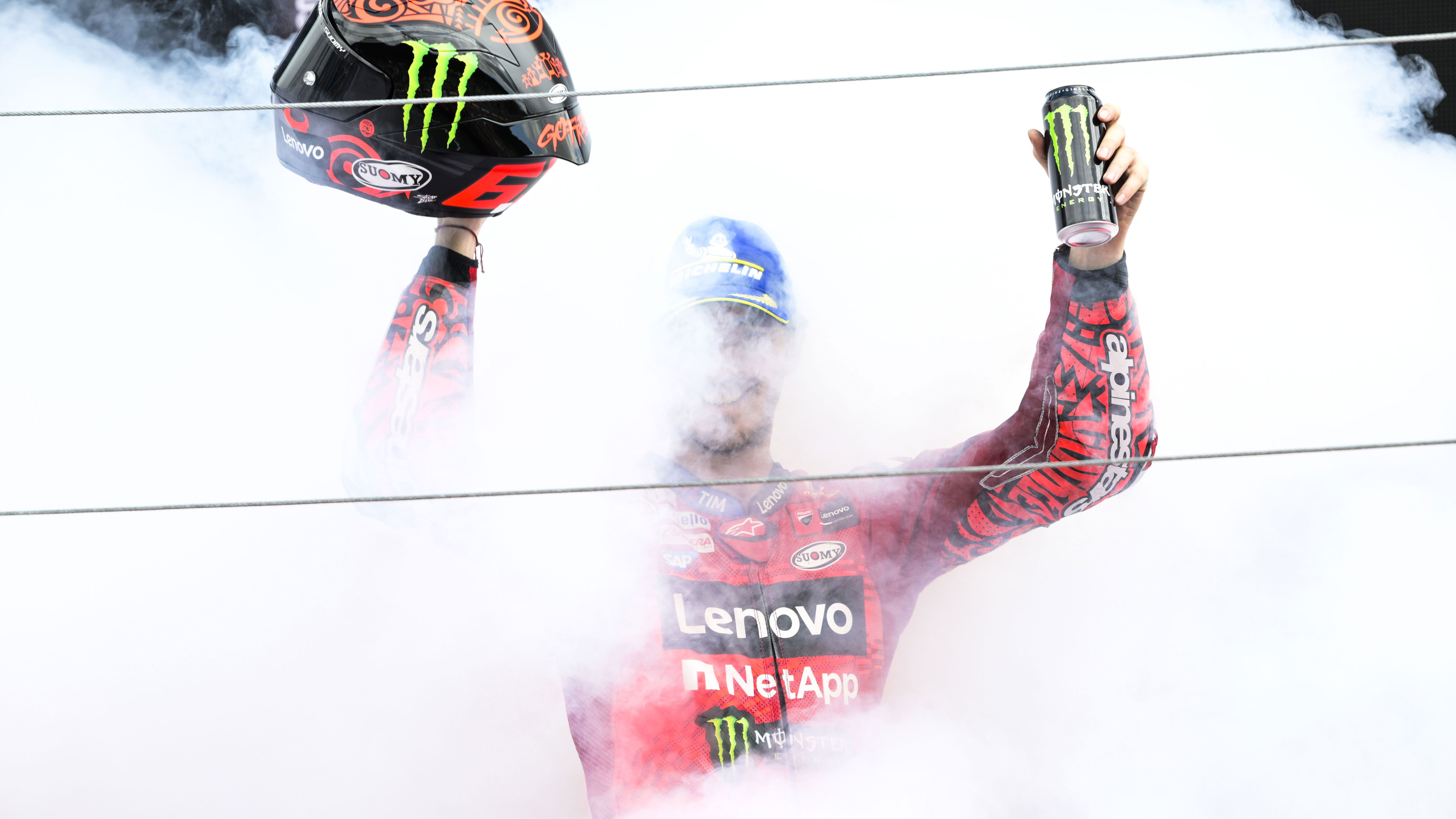 Francesco Bagnaia, 2024 MotoGP Dutch TT. - Gold and Goose