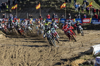 Mikkel Haarup leads MX2 field at Talavera de la Reina, 2024 Spanish Motocross Championship. - Triumph