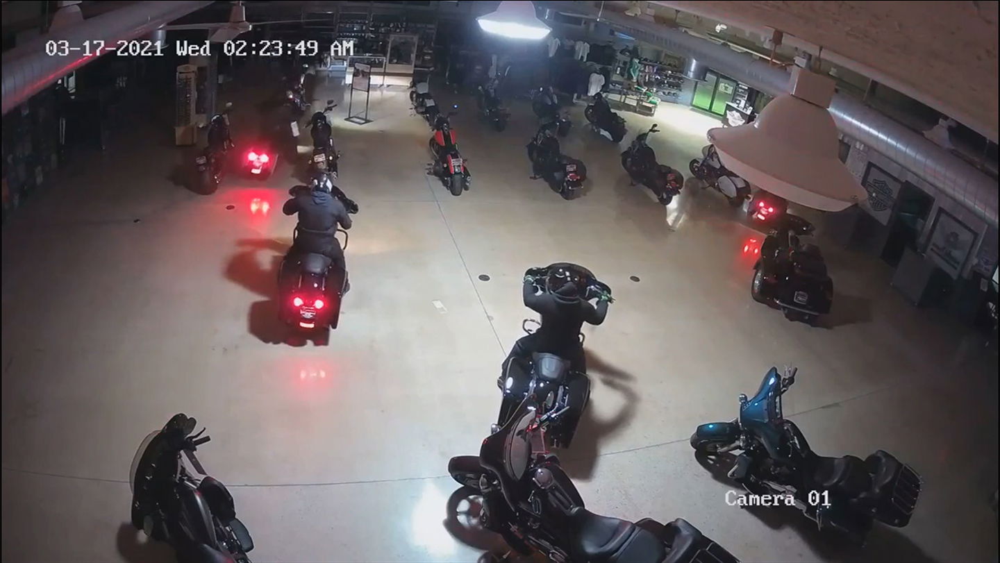 Harley Davidson theft indiana