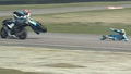 Video: Harris and Sykes Thruxton crash