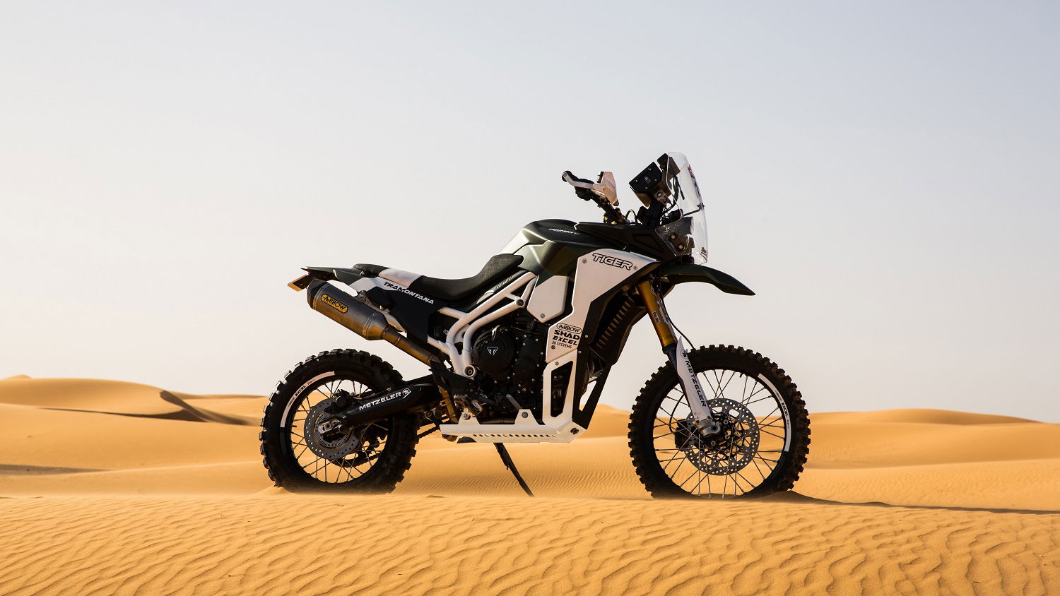  Modified Triumph Tiger competes in desert rally, but is it hiding something?