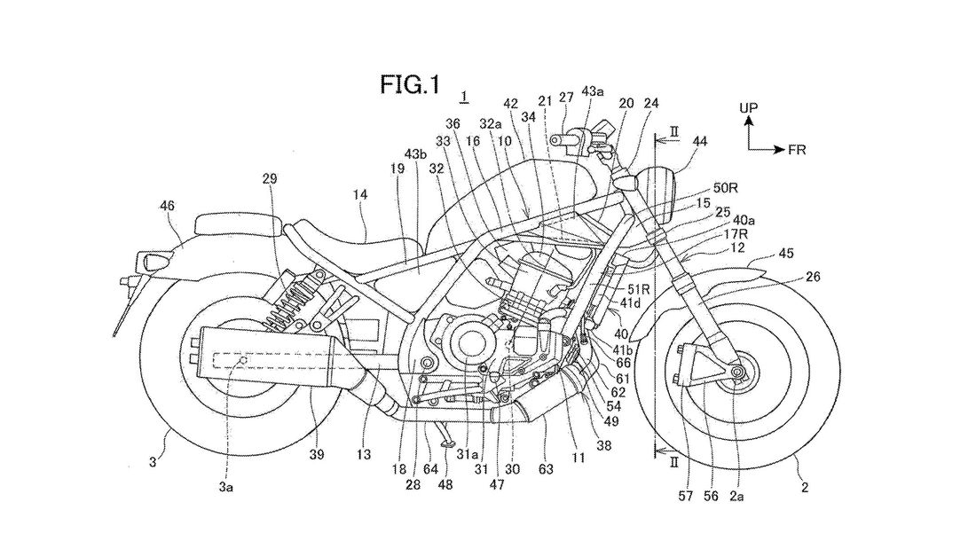 Patent Images Show Dct Version Of The Honda Rebel 1100 Visordown