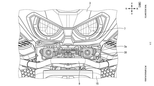 Honda Africa Twin front camera patent. - Motorrad