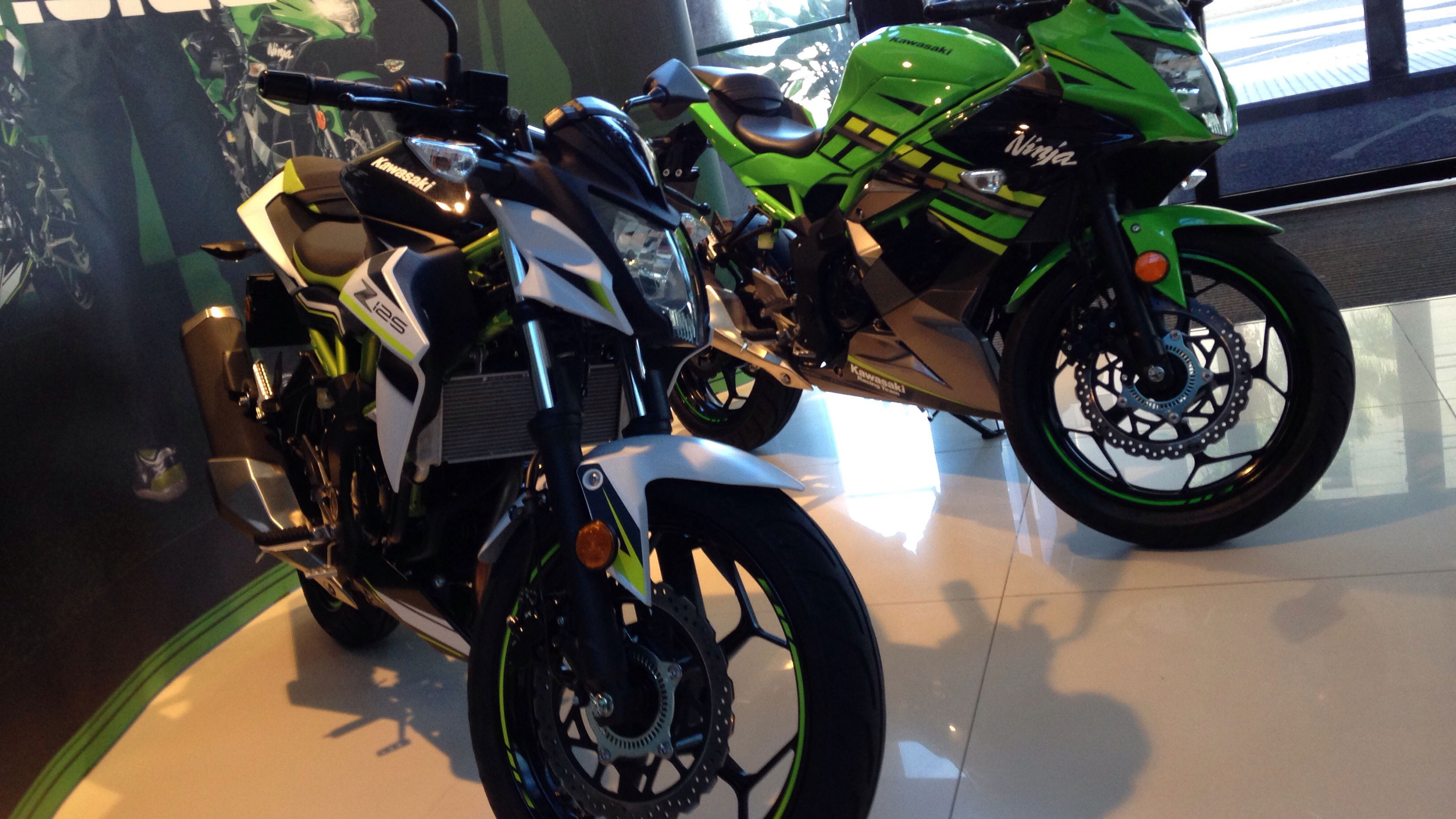 Kawasaki ZX125 and Z125