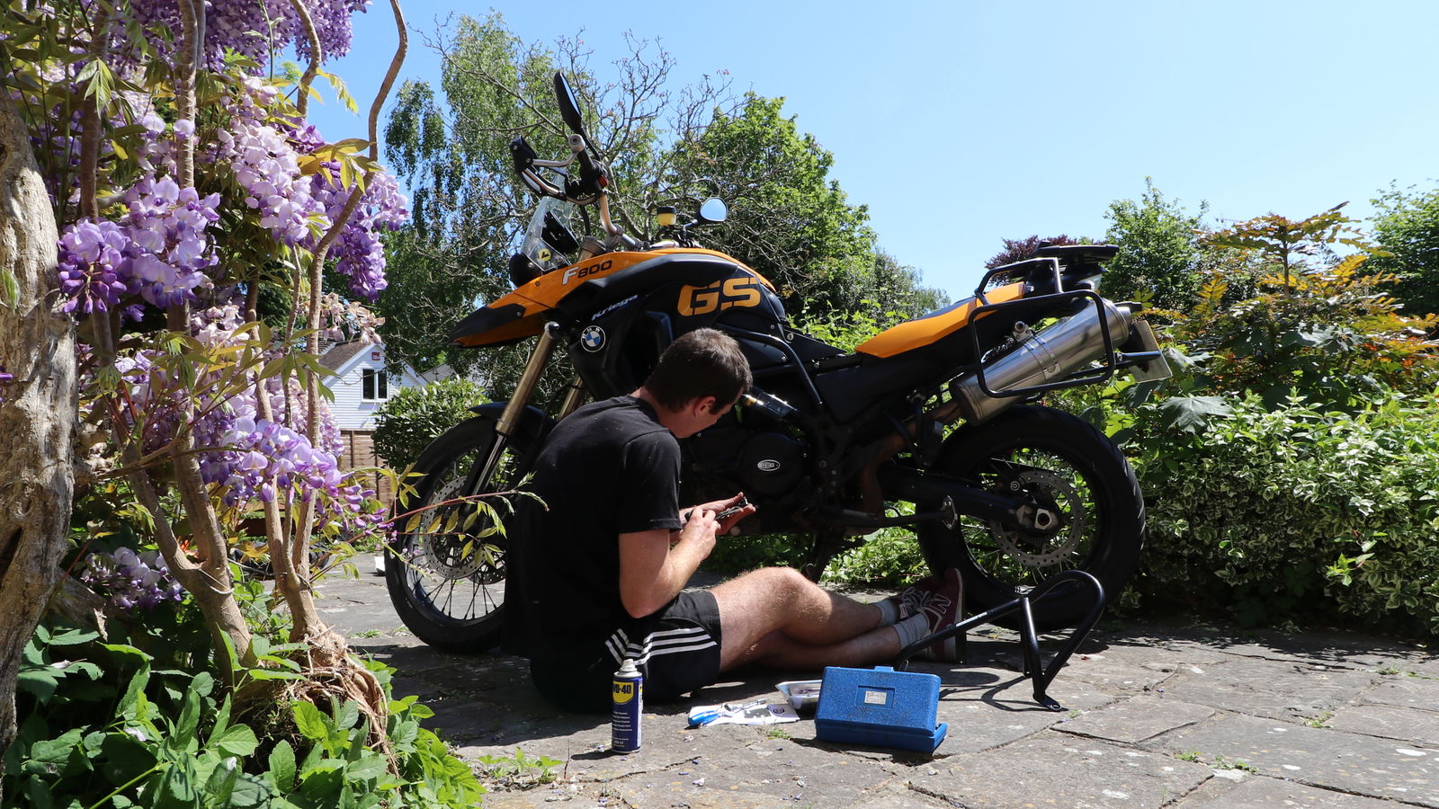 Watch: BMW GS Challenge bike preparation 