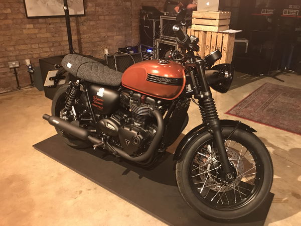  Triumph creates one-off Bonneville for Distinguished Gentleman’s Ride