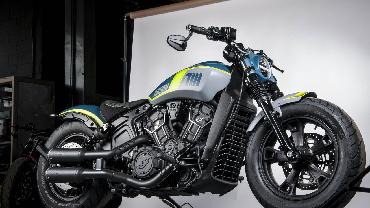 Indian Motorcycle NEON Tank Machine custom motorcycle