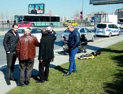 Istanbul moped attack