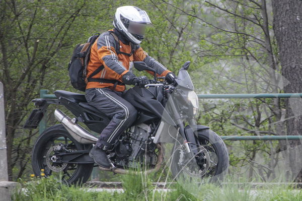 New KTM Duke 800 spied