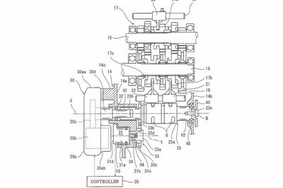 Kawasaki electric semi-auto gearbox