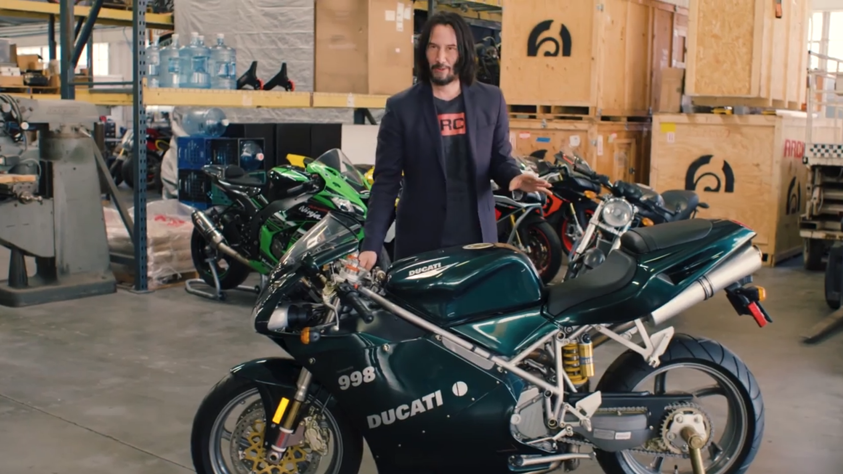 Keanu Reeves motorcycle collection