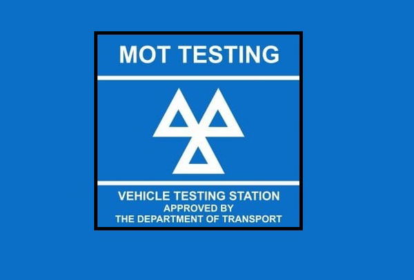 MOT test sign