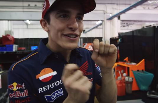 MotoGP sign language