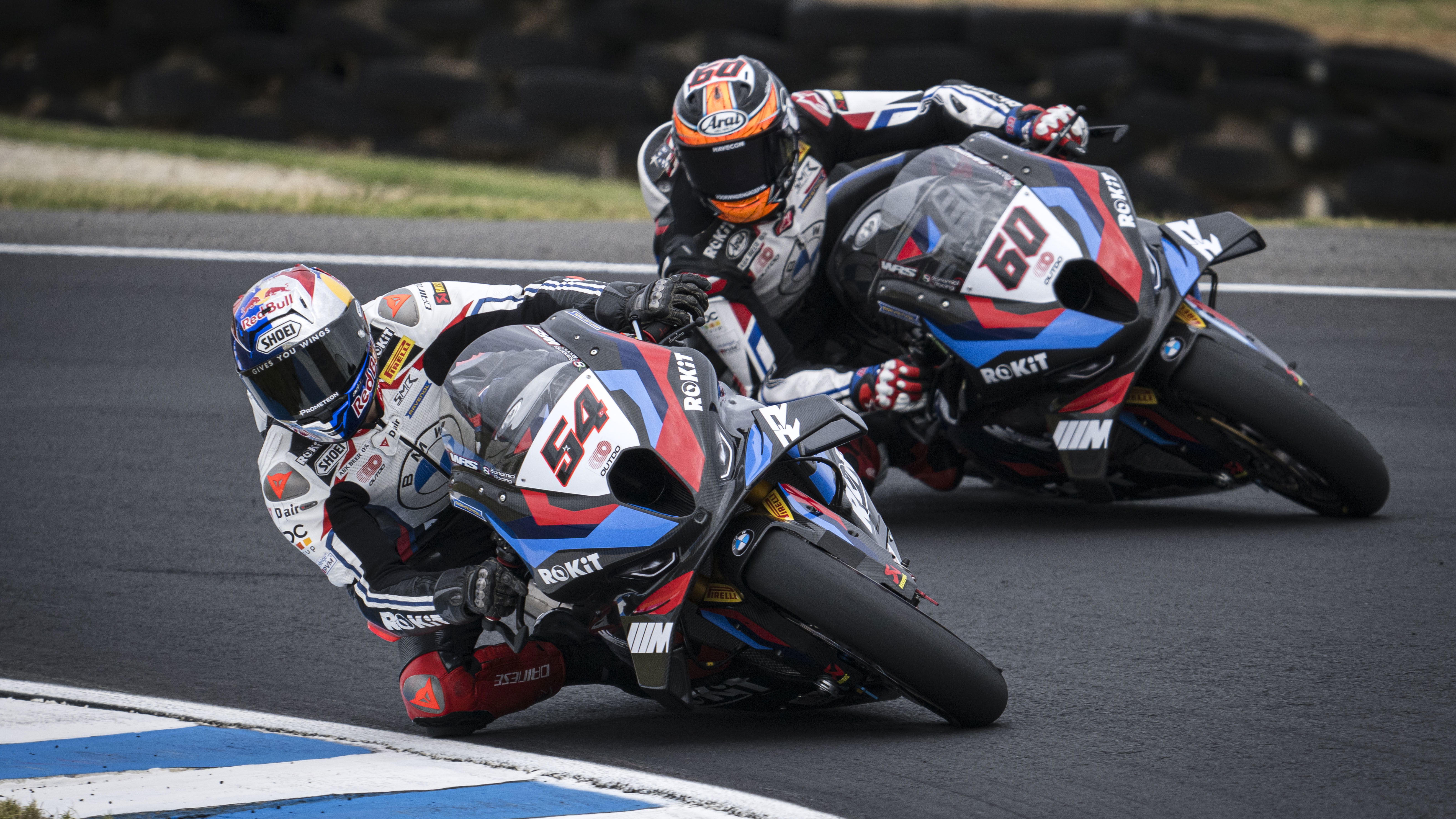 Toprak Razgatlioglu, Michael van der Mark, Phillip Island 2024. - BMW