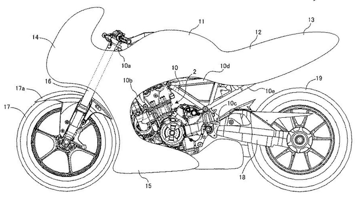 New patent indicates Suzuki turbo bike