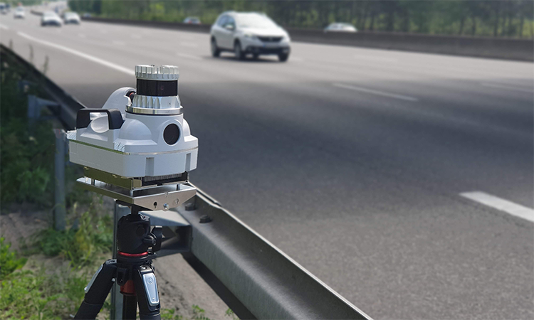 Parifex-Nano 3D Lidar traffic camera on the roadside