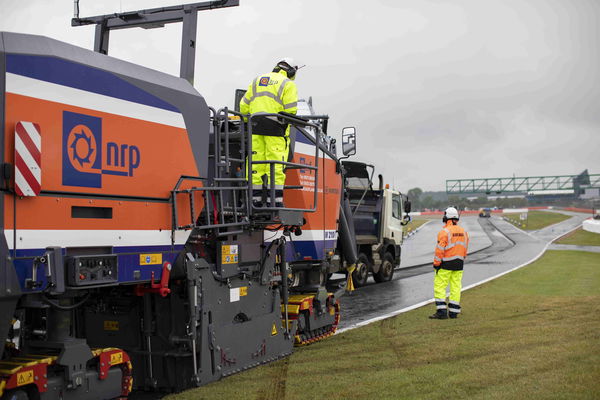 Silverstone resurfacing works begin