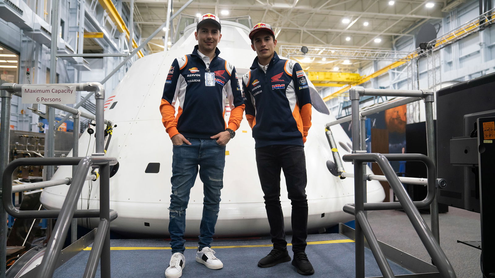 Marquez, Lorenzo visit Space Center Houston