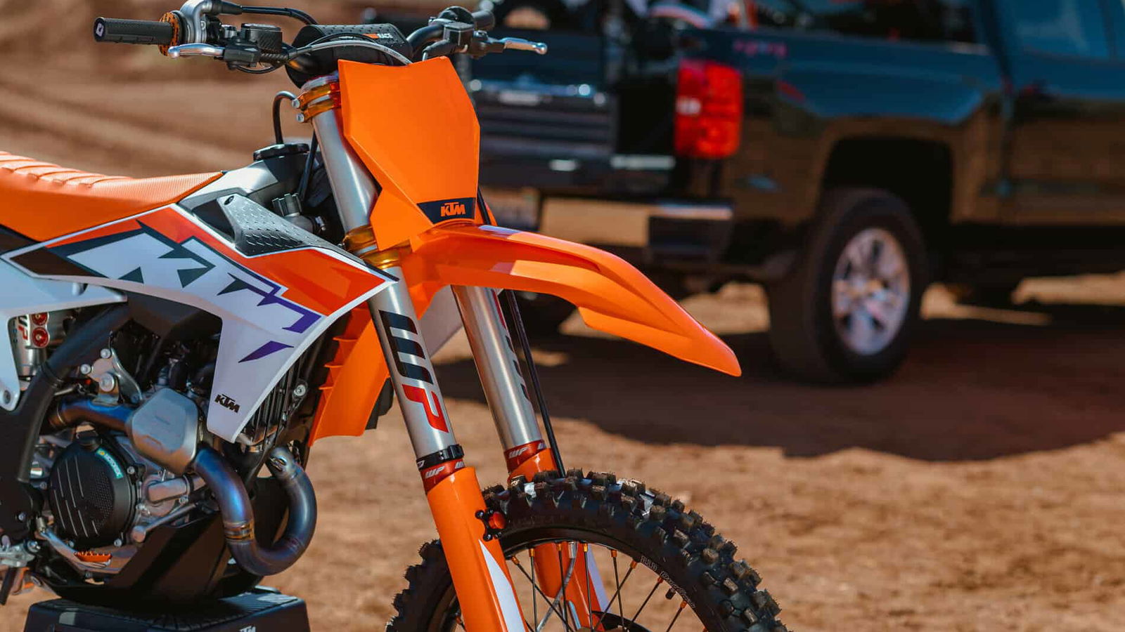 WP XACT Pro suspension in KTM motocross bike