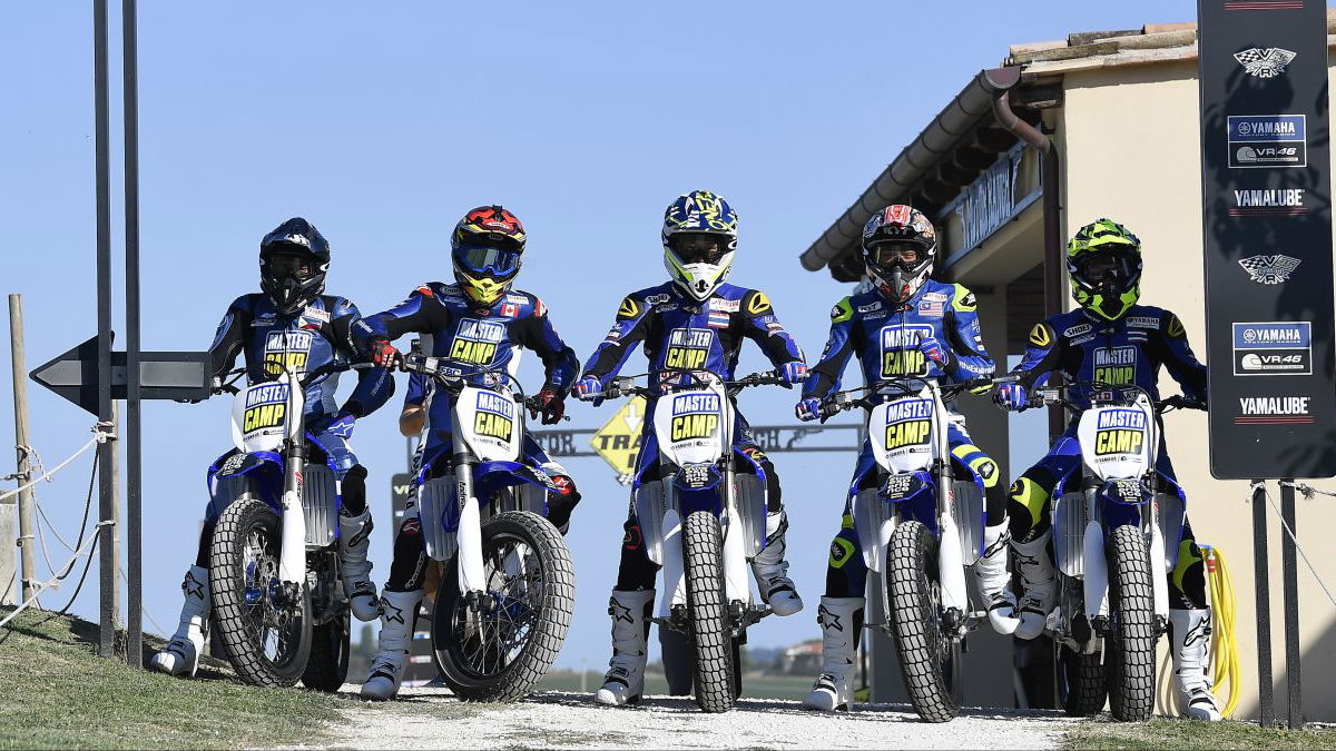 Valentino Rossi VR46 Master Camp ninth edition Yamaha riders