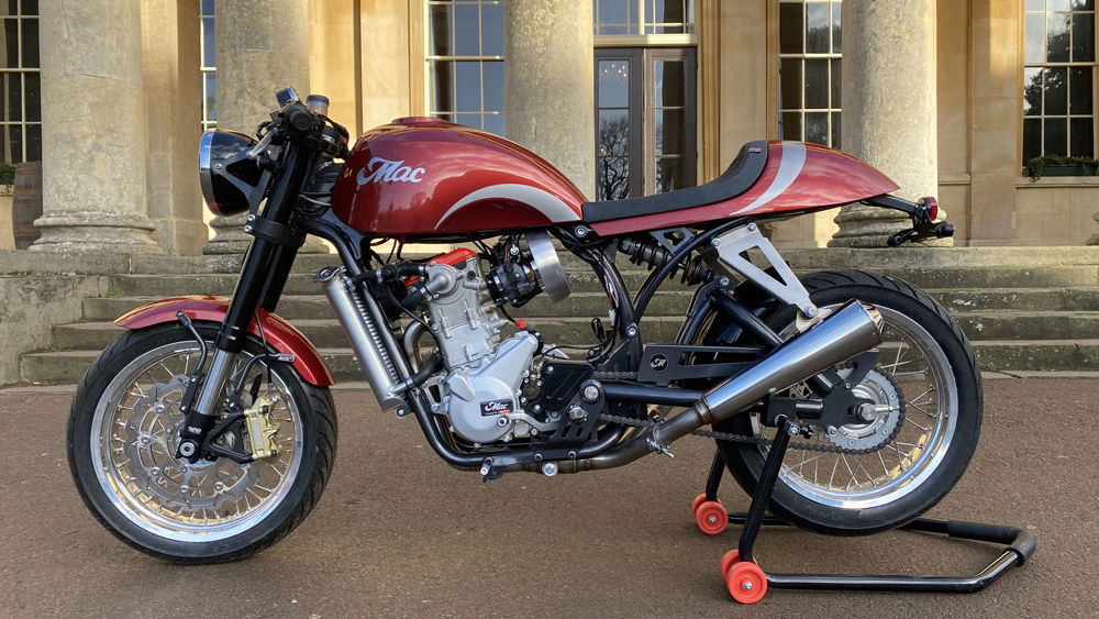 Mac Motorcycles Ruby side shot.