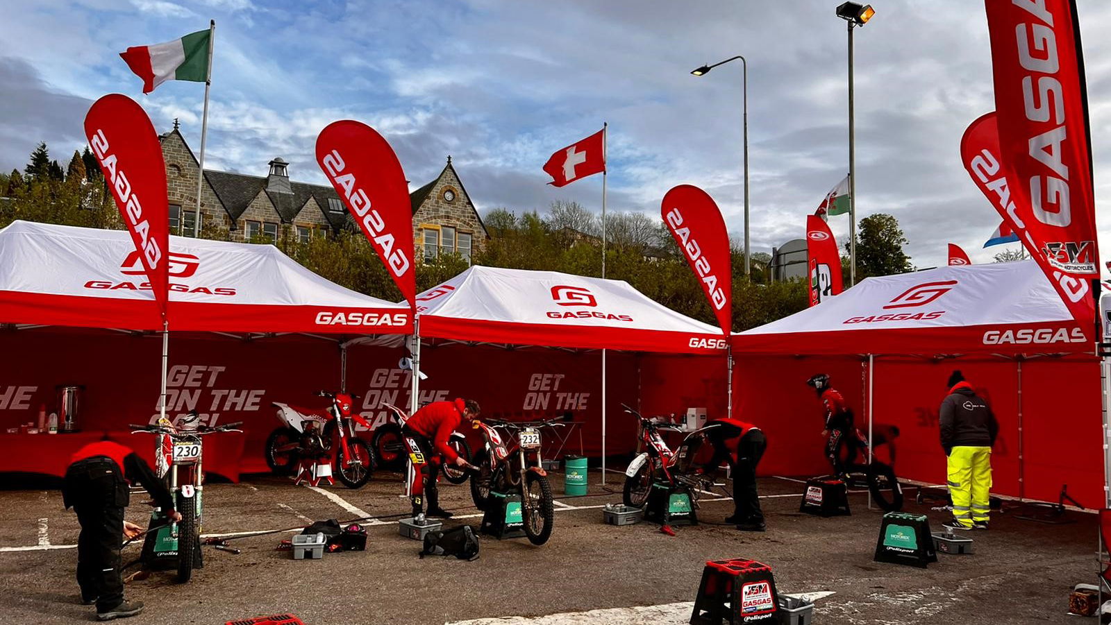 GasGas tent at SSDT