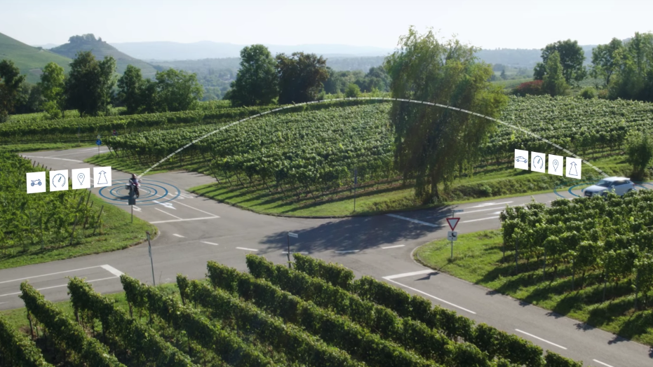 Bosch motorcycle-to-vehicle communication technology
