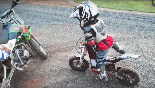 4-year-old rider is destined to be a motocross superstar