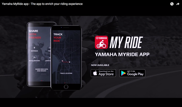 Yamaha MyRide app