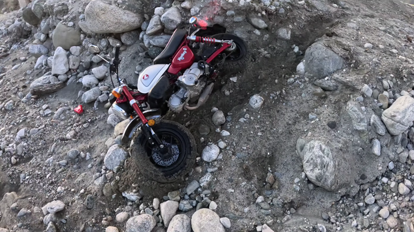 Honda Monkey off-road. - Boonies/YouTube