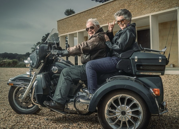 Prue Leith is a Great British Bake Off Biker!