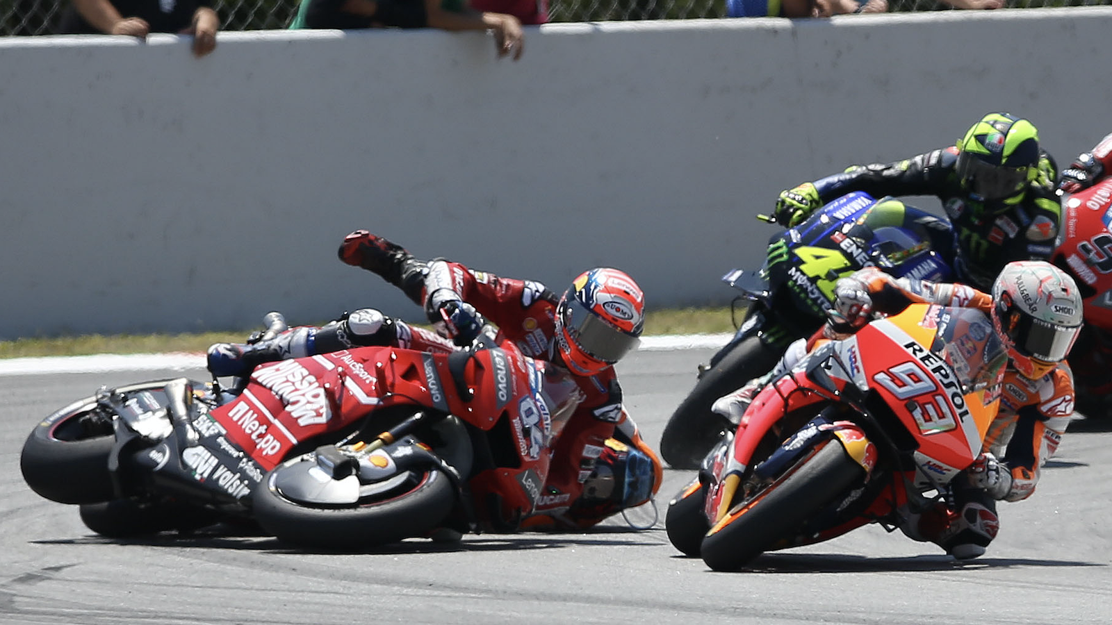 Marquez defends Lorenzo: “He wasn’t out of control”