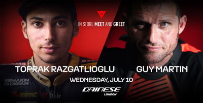 Meet Guy Martin and Toprak Razgatlioglu at Dainese Store LDN