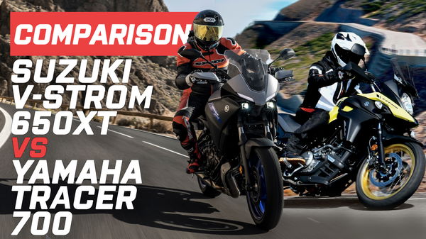 Suzuki V-strom vs Yamaha tracer 700