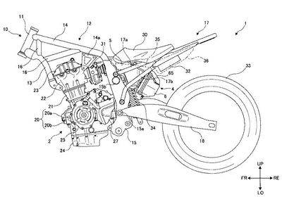 Suzuki parallel twin patent