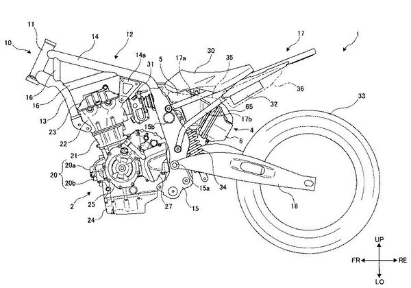 Suzuki parallel twin patent