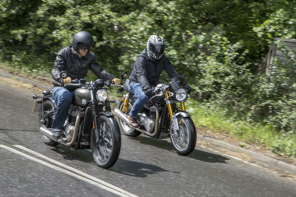 Triumph Thruxton R vs Bobber